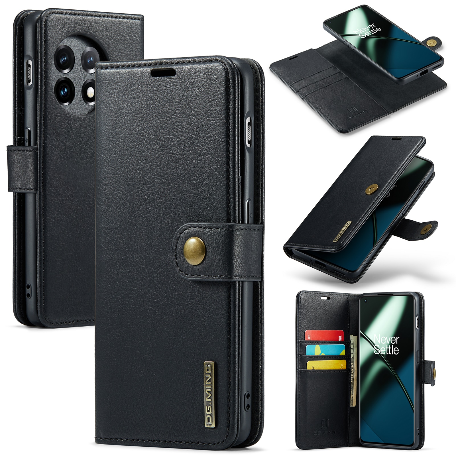 Cover portafoglio Magnet Wallet OnePlus 11 Black