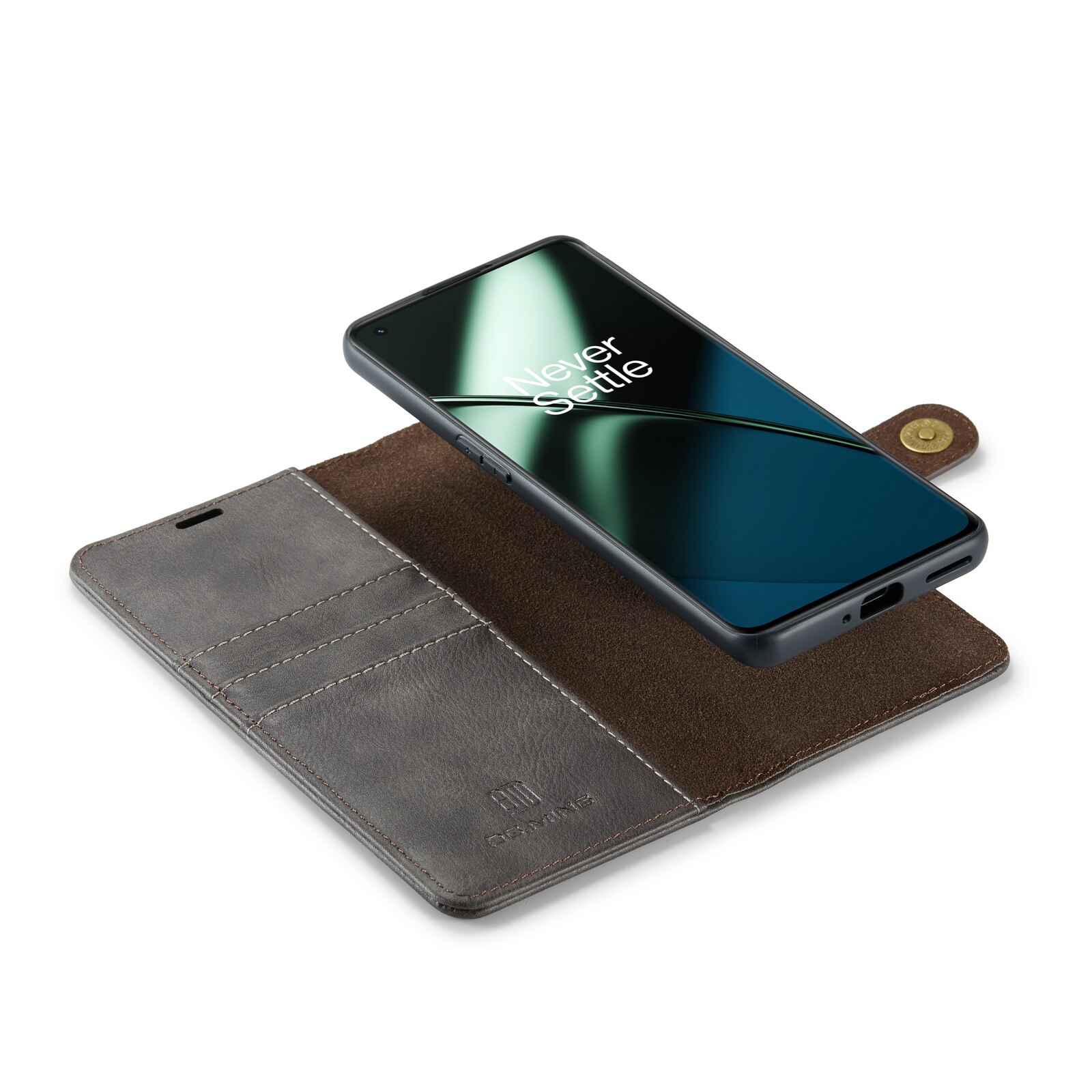 Cover portafoglio Magnet Wallet  OnePlus 11 Brown