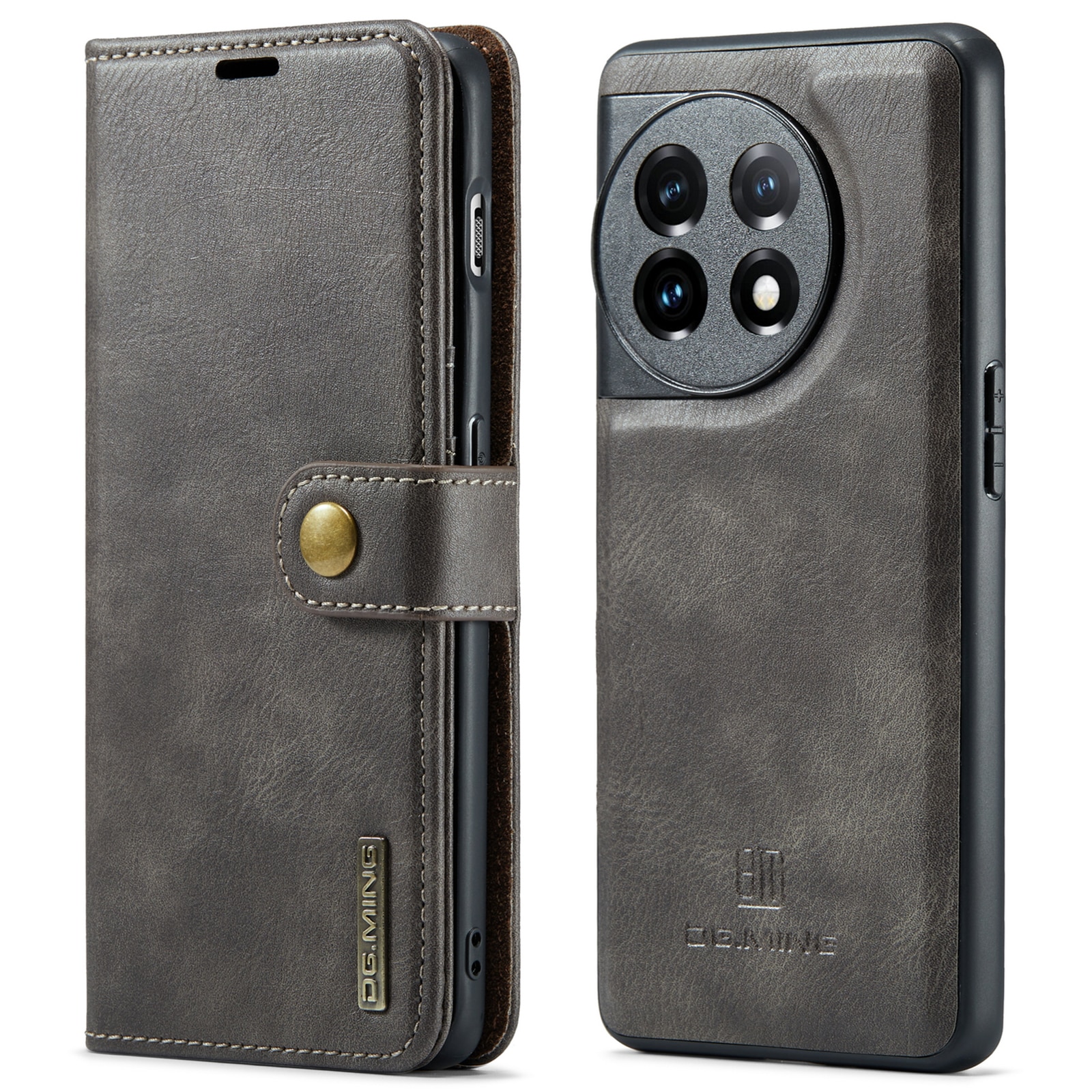 Cover portafoglio Magnet Wallet  OnePlus 11 Brown