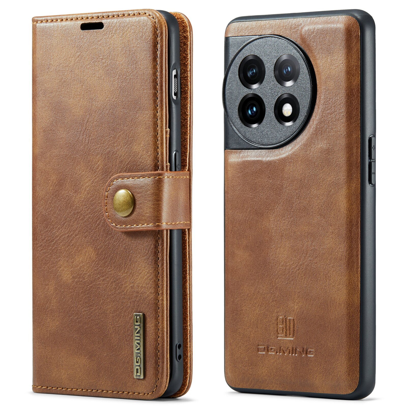 Cover portafoglio Magnet Wallet  OnePlus 11 Cognac