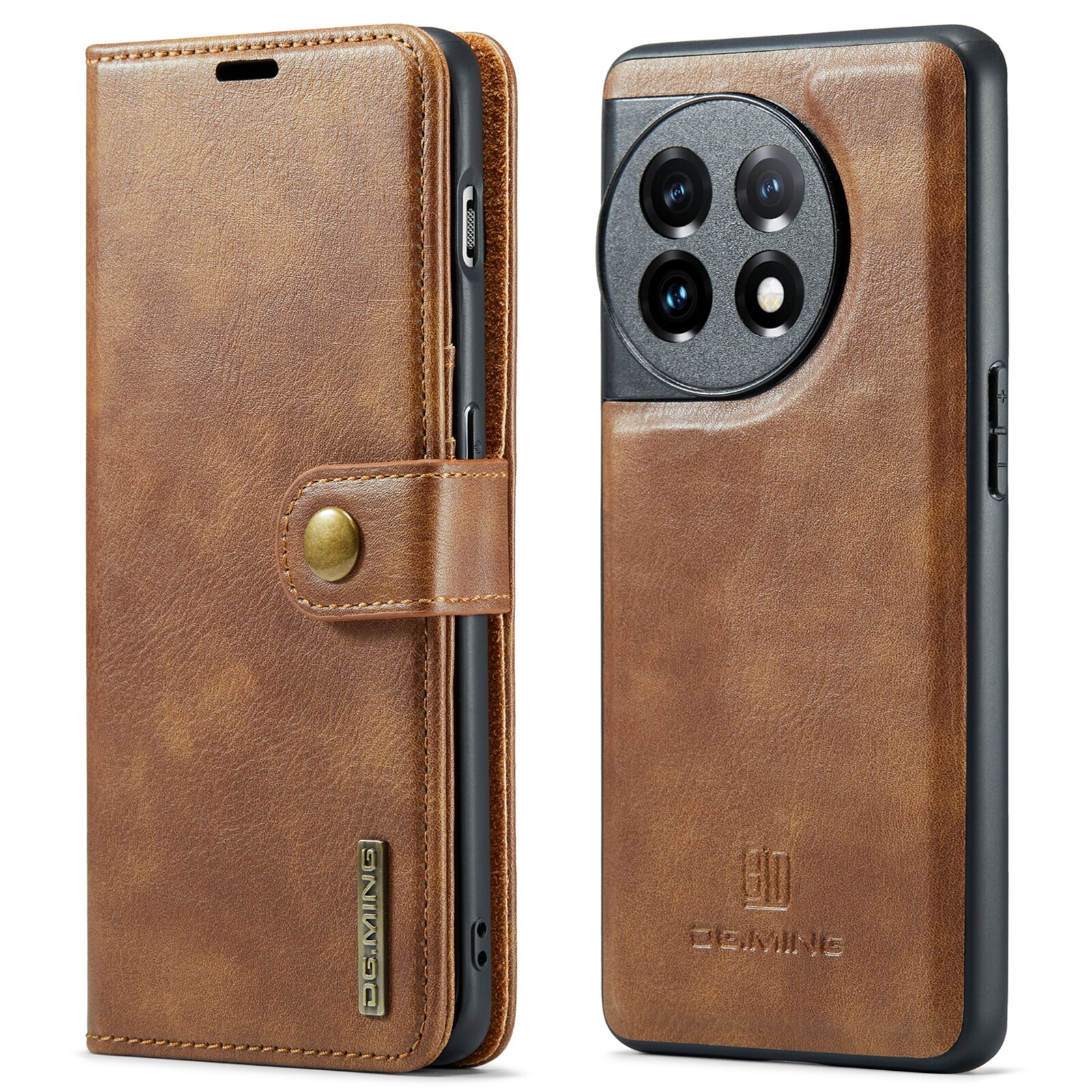 Cover portafoglio Magnet Wallet OnePlus 11 Cognac