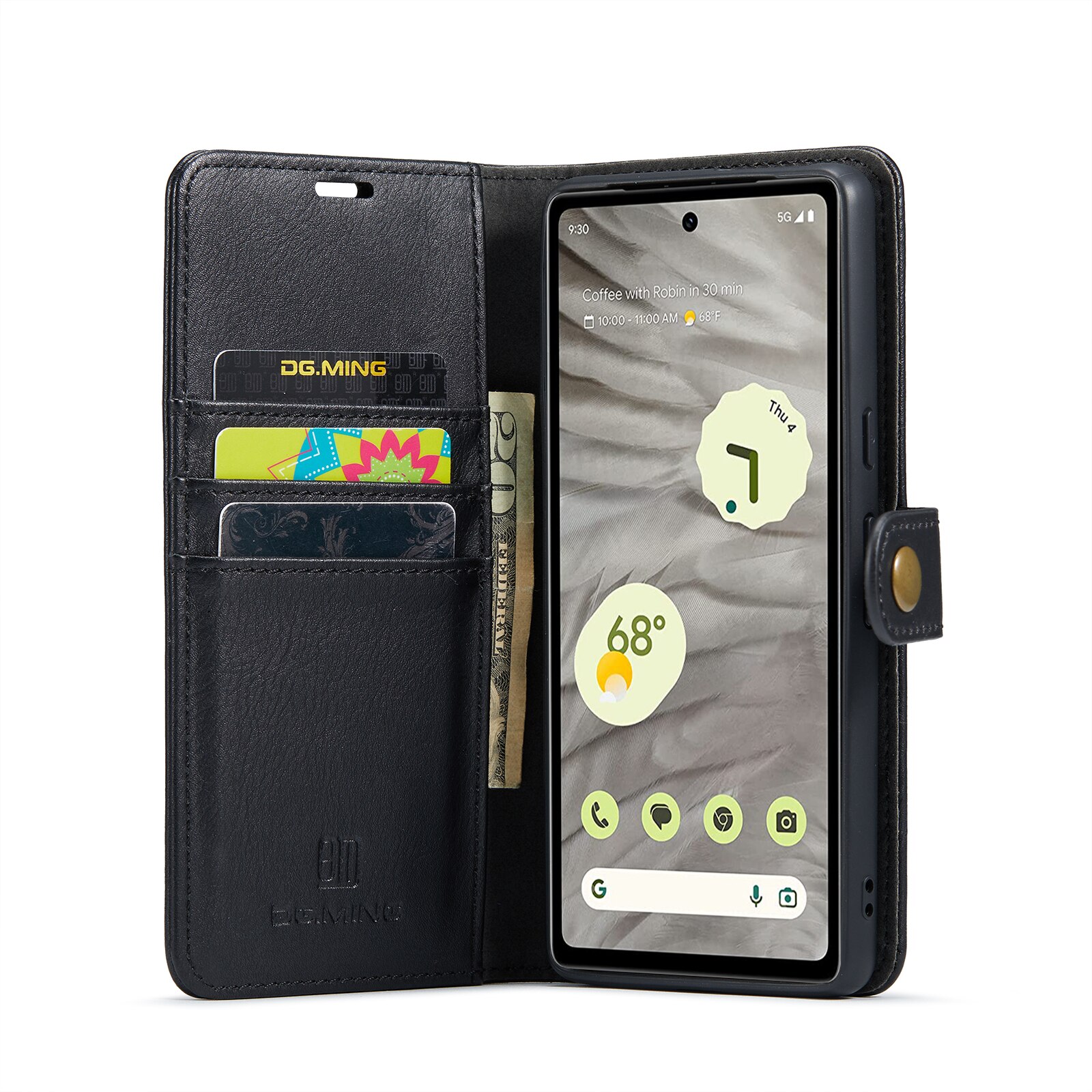 Cover portafoglio Magnet Wallet Google Pixel 7a Black