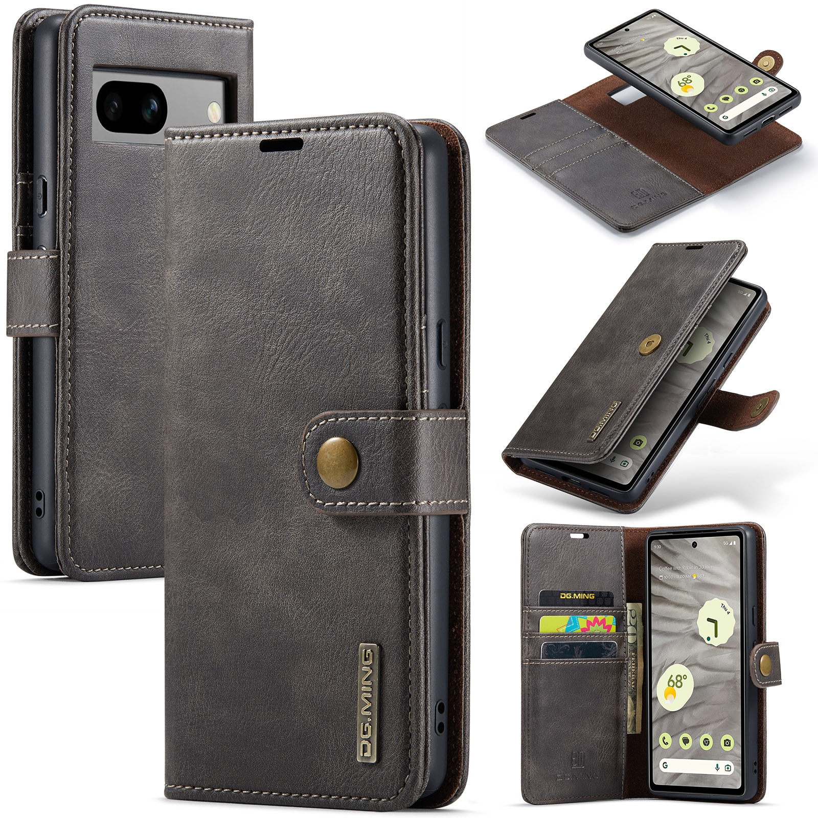 Cover portafoglio Magnet Wallet Google Pixel 7a Brown