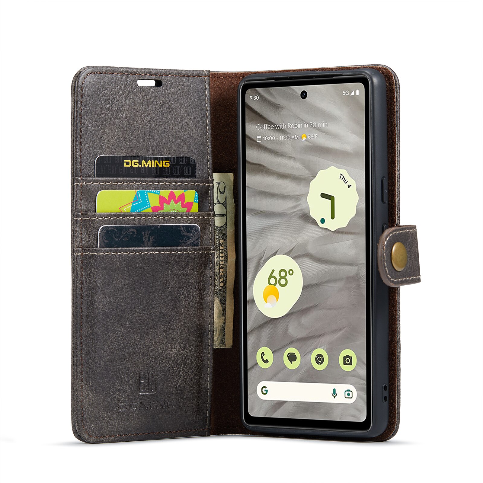 Cover portafoglio Magnet Wallet Google Pixel 7a Brown