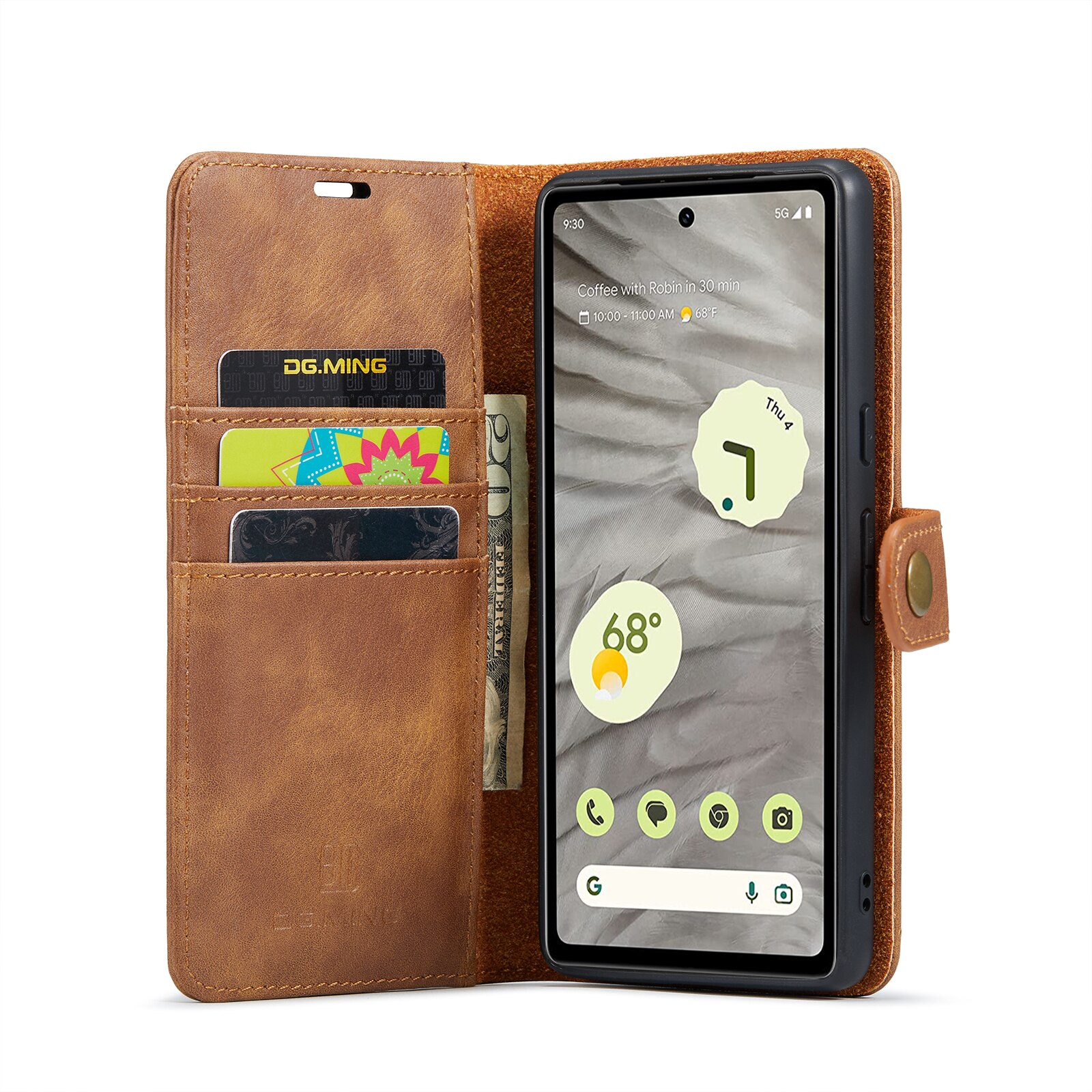 Cover portafoglio Magnet Wallet Google Pixel 7a Cognac