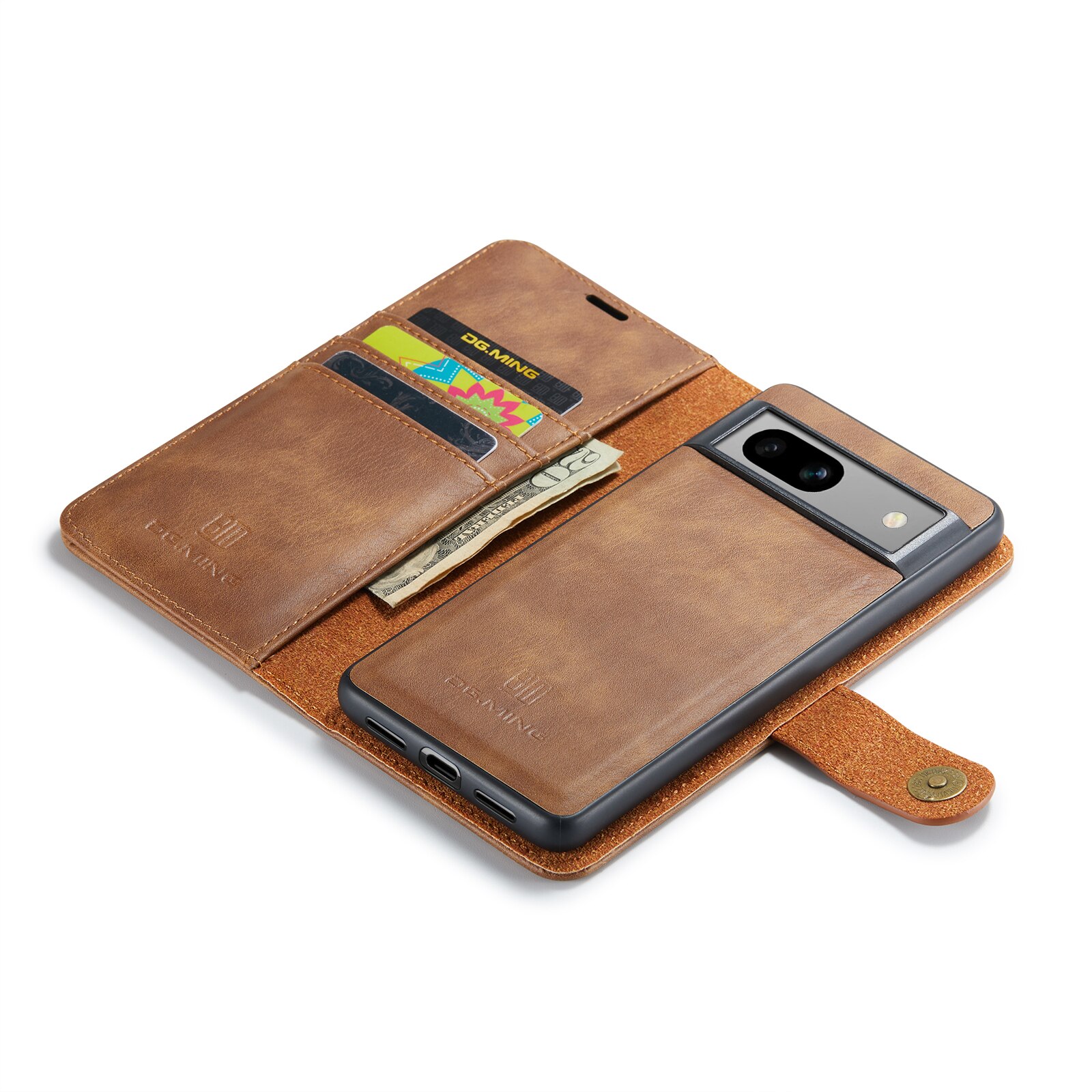 Cover portafoglio Magnet Wallet Google Pixel 7a Cognac