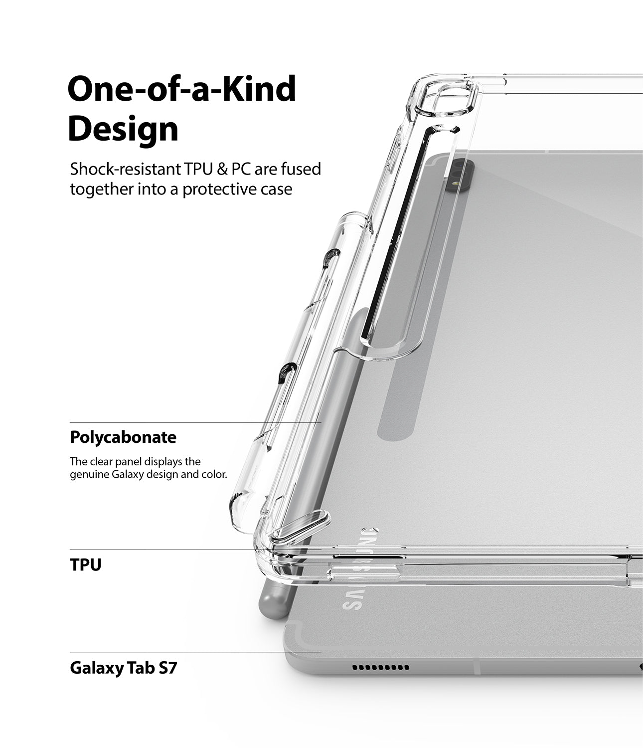 Cover Fusion Samsung Galaxy Tab S8 Clear