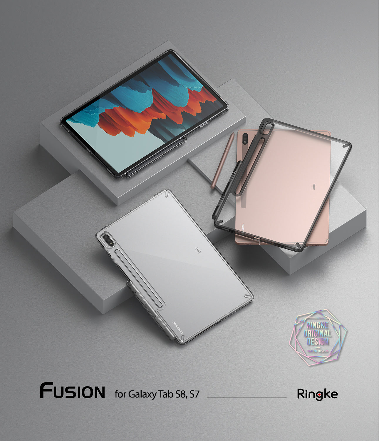 Cover Fusion Samsung Galaxy Tab S7 Clear