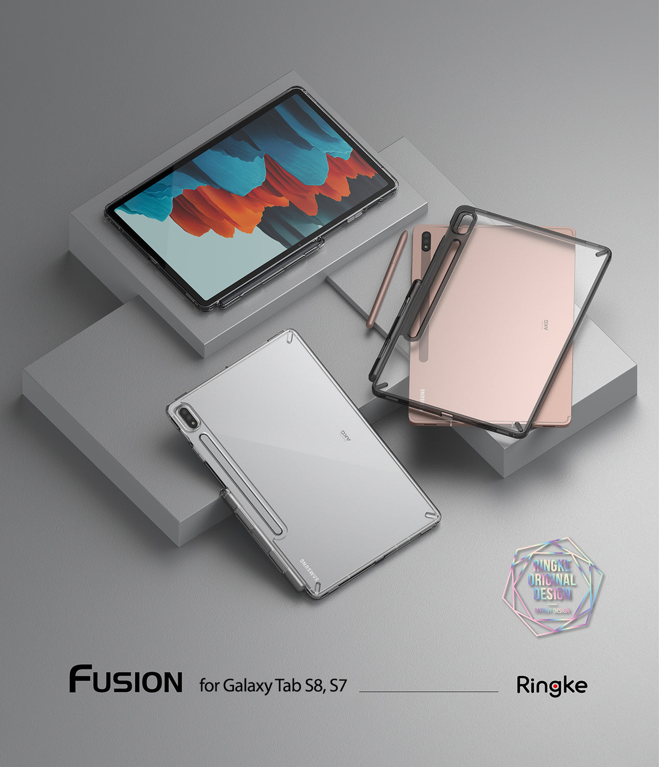 Cover Fusion Samsung Galaxy Tab S8 Clear