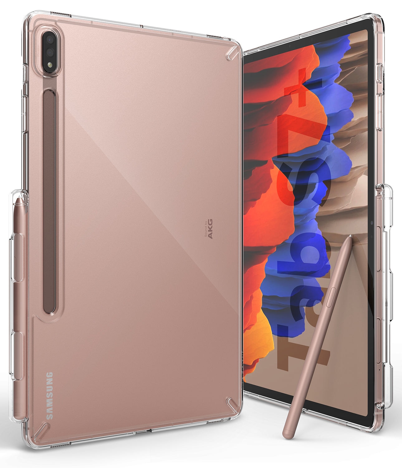 Cover Fusion Samsung Galaxy Tab S7 Plus/S8 Plus 12.4 Clear