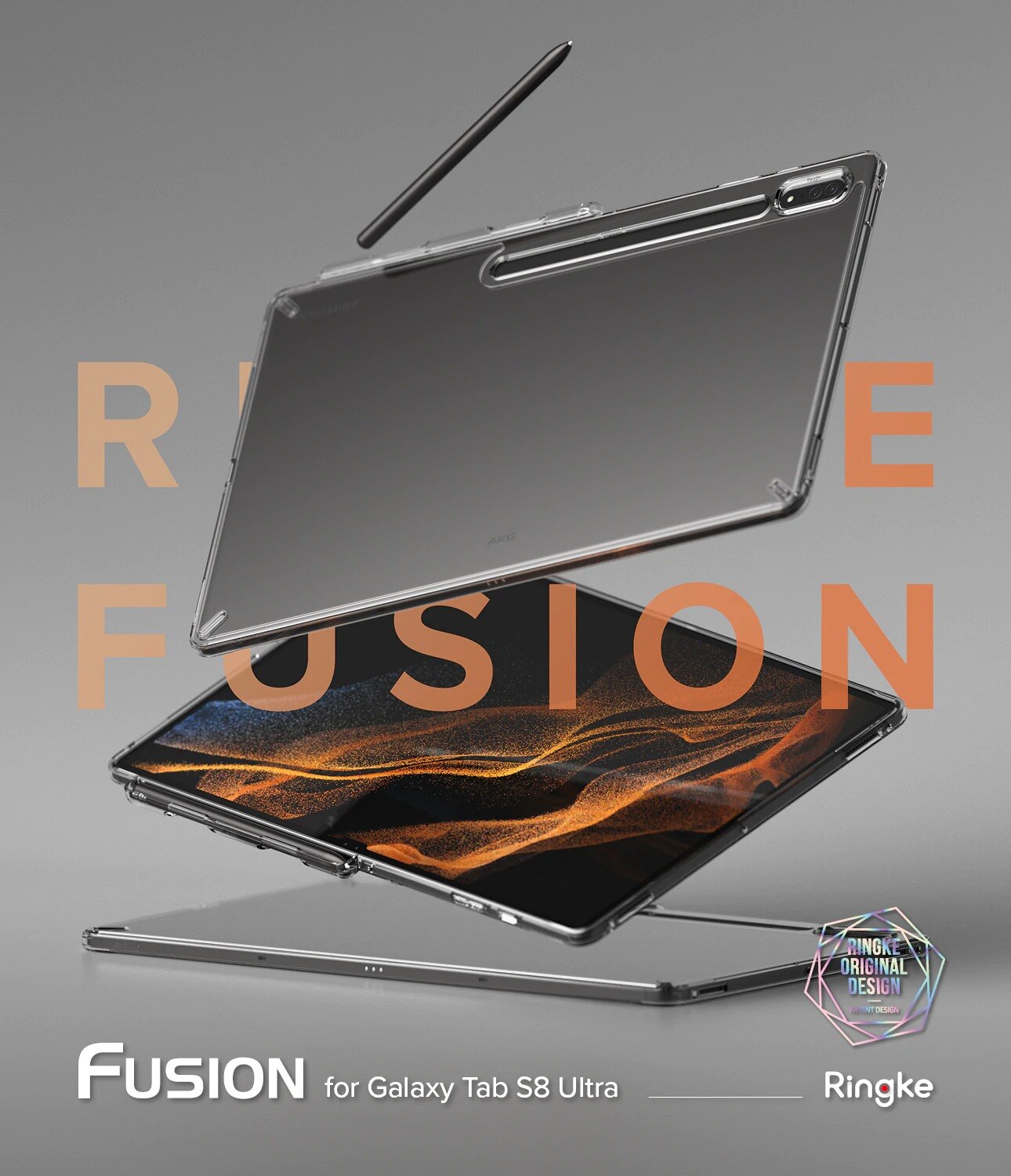 Cover Fusion Samsung Galaxy Tab S8 Ultra Clear
