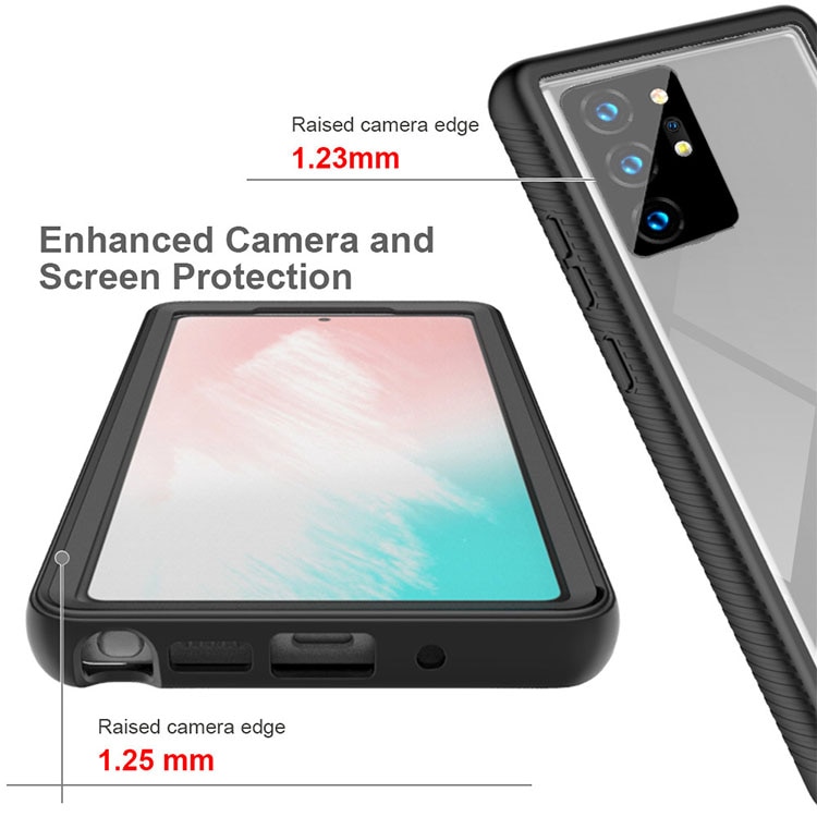 Cover protezione totale Samsung Galaxy Note 20 Ultra nero