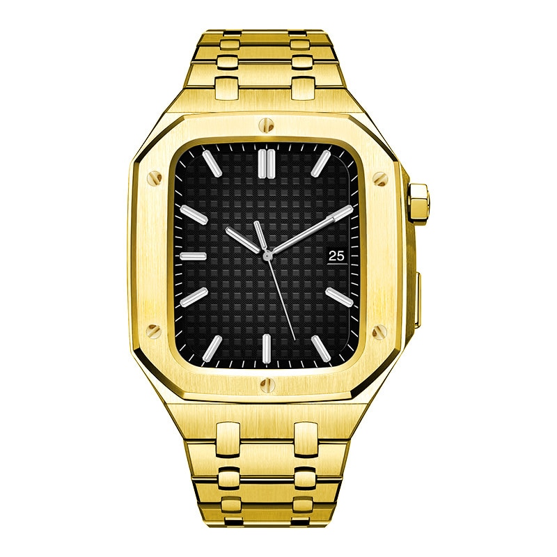 Cinturino Full Metal Apple Watch 45mm oro