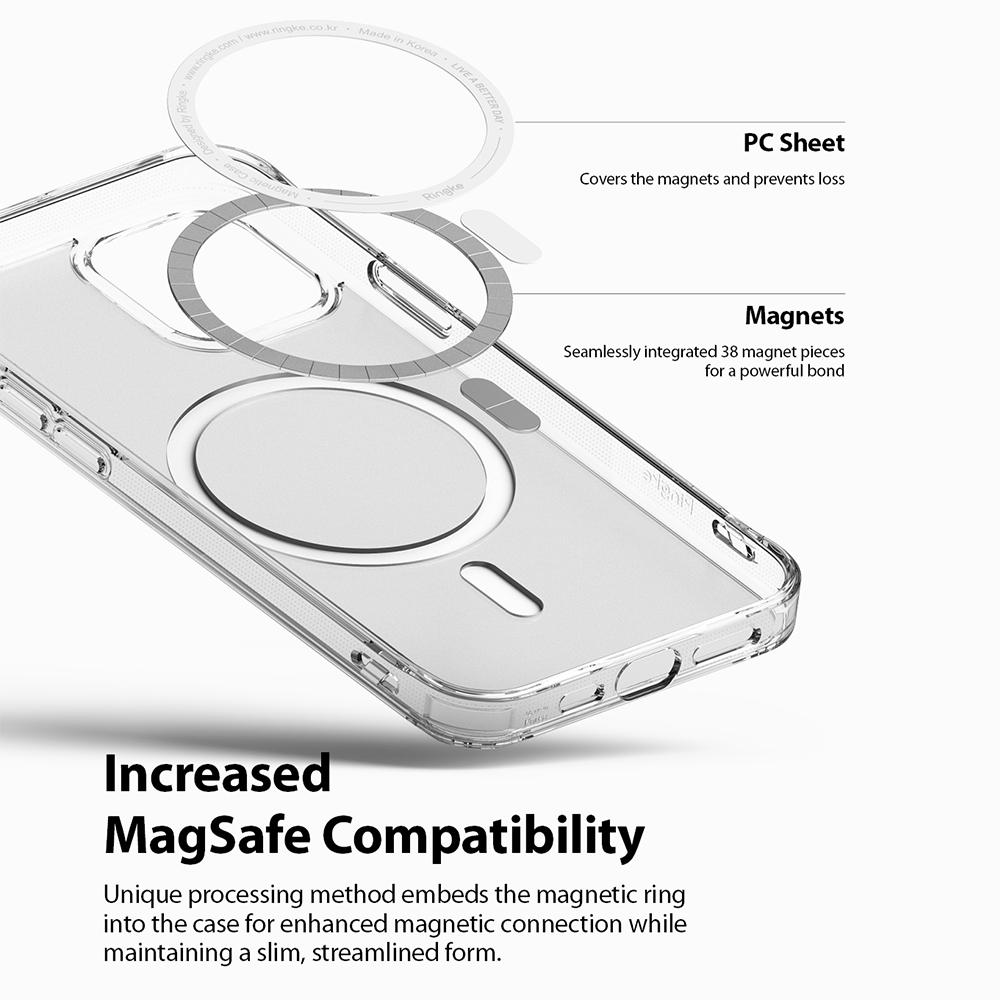 Cover Fusion Magnetic iPhone 12/12 Pro Matte Clear