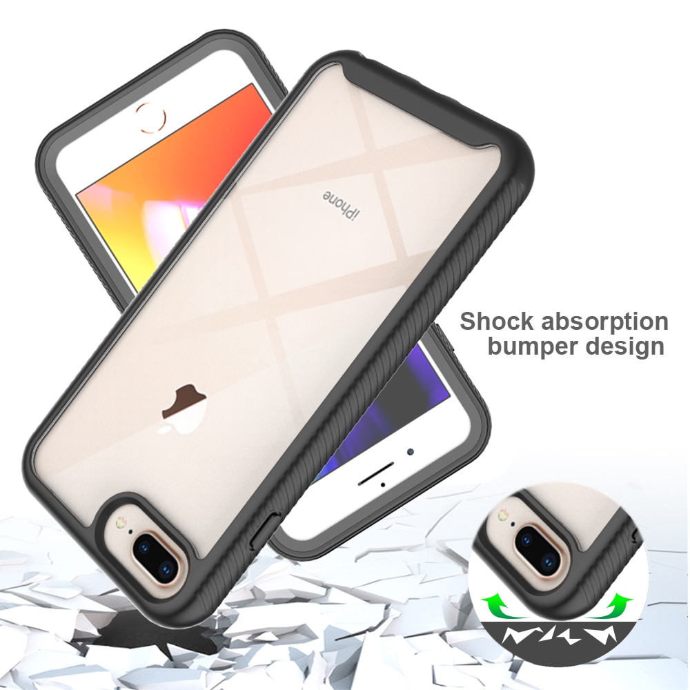 Cover Full Protection iPhone 7 Plus/8 Plus nero