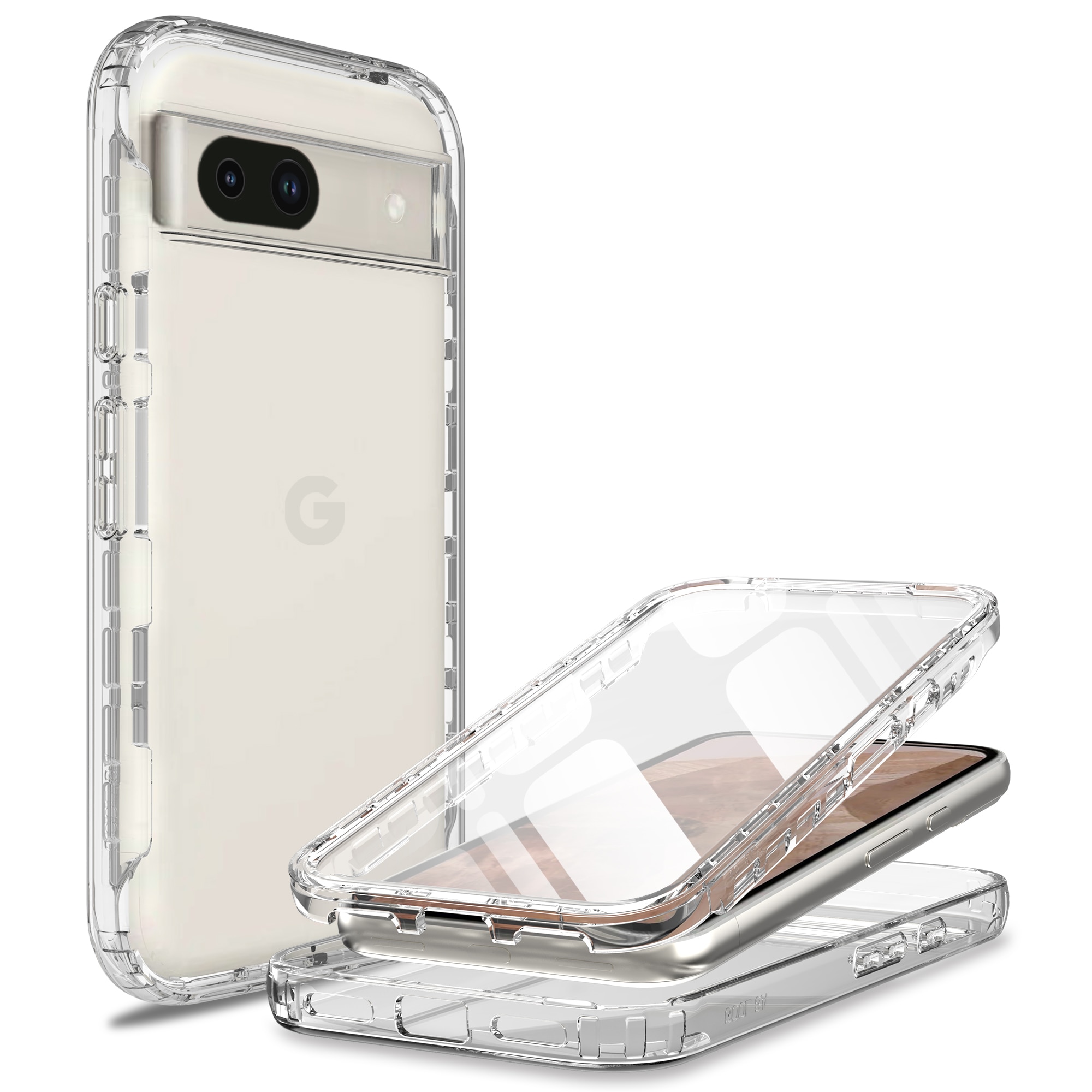 Cover Full Protection Google Pixel 8a trasparente