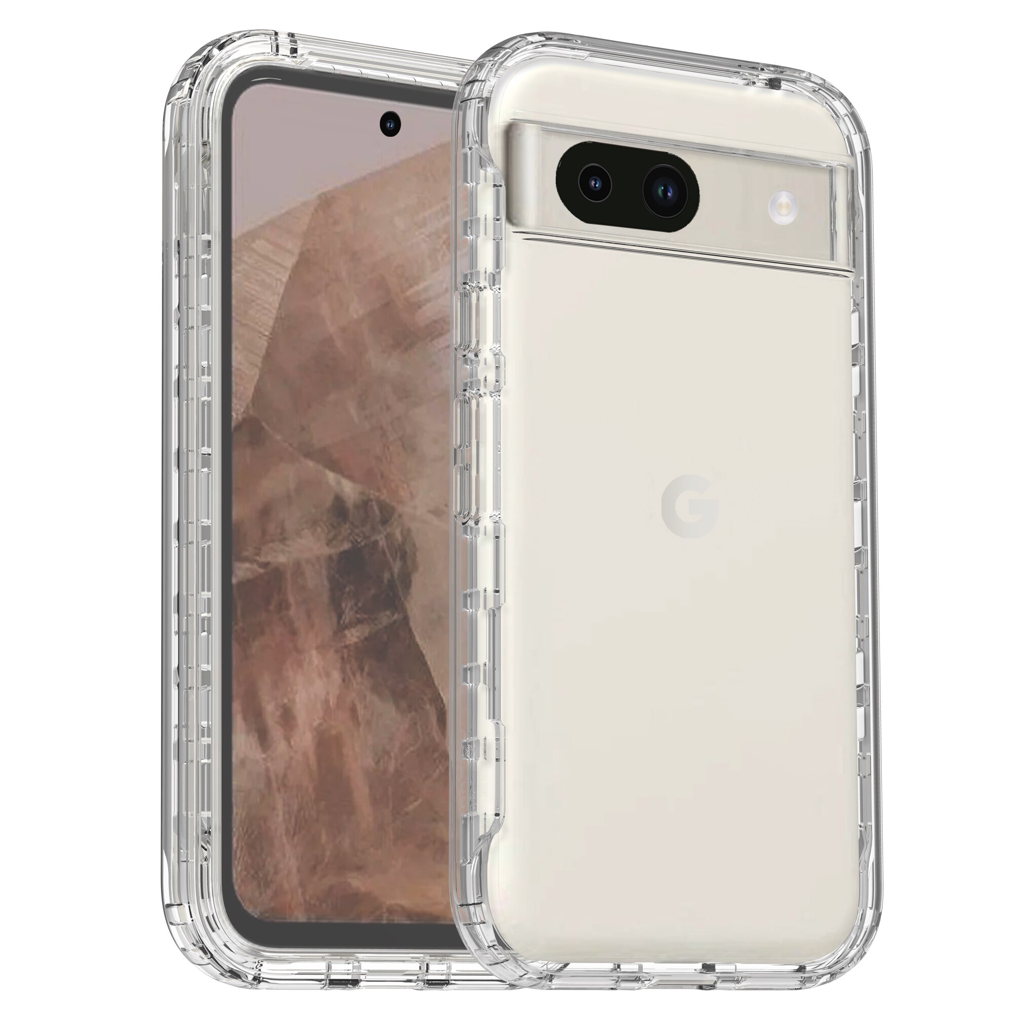 Cover Full Protection Google Pixel 8a trasparente