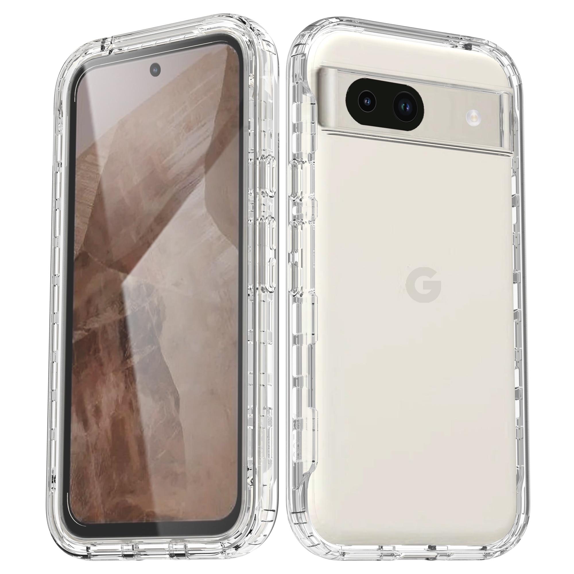 Cover Full Protection Google Pixel 8a trasparente