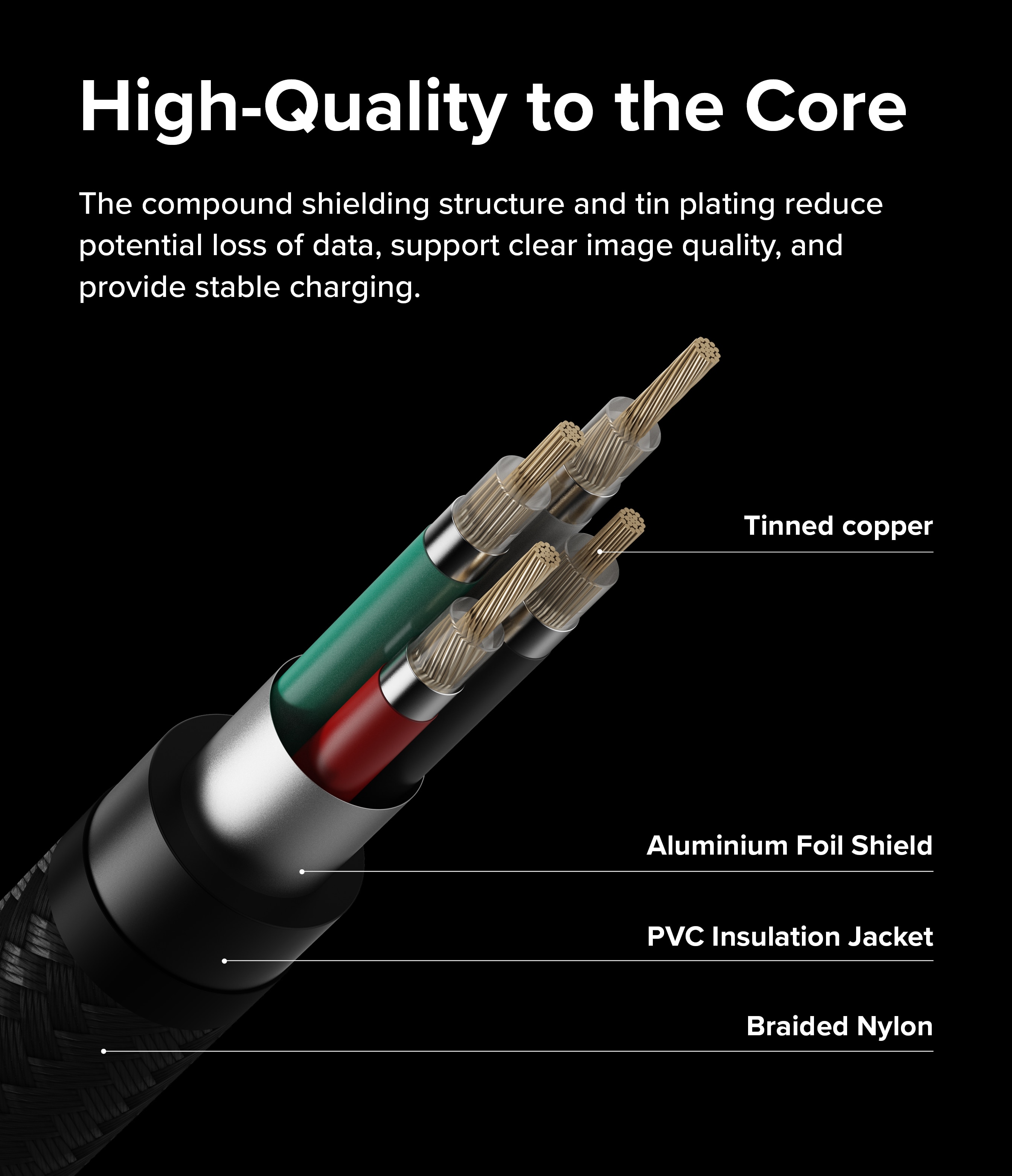 Fast Charging Basic Cavo USB-A -> USB-C 1m, nero