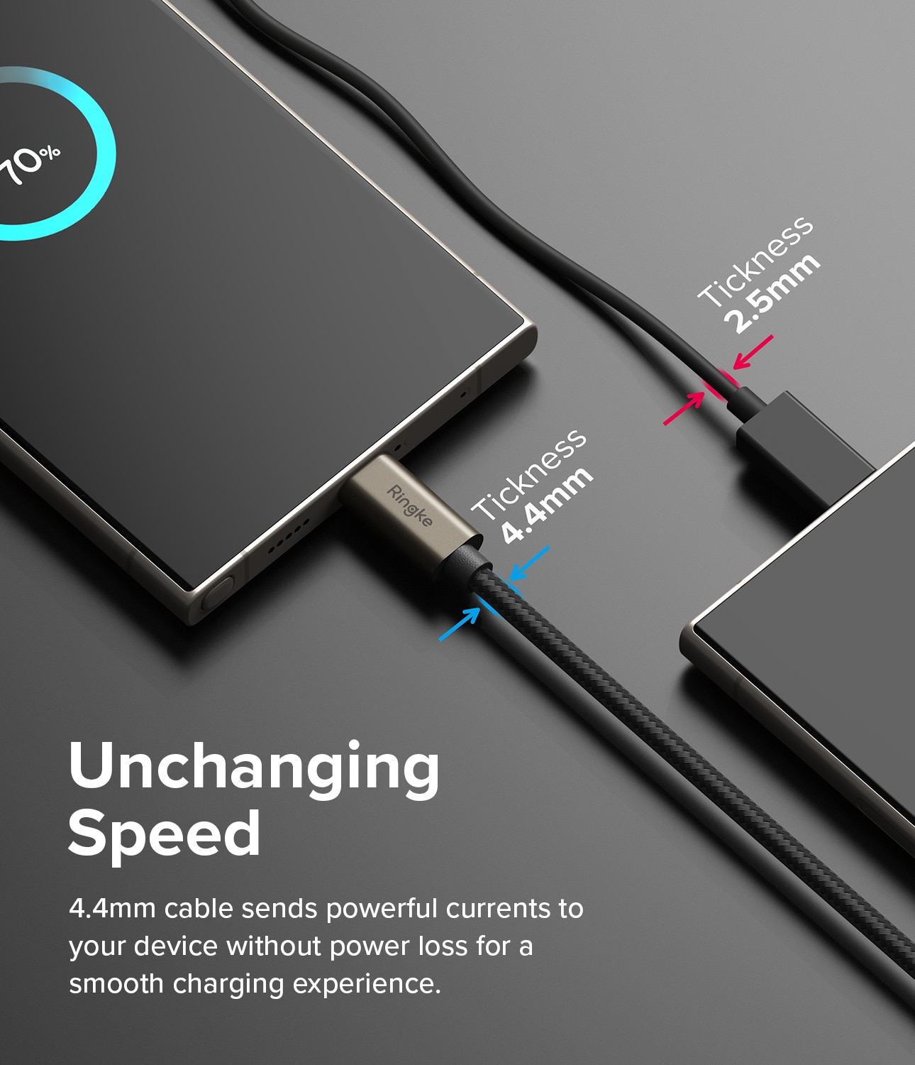 Fast Charging Basic Cavo USB-A -> USB-C 1m, nero