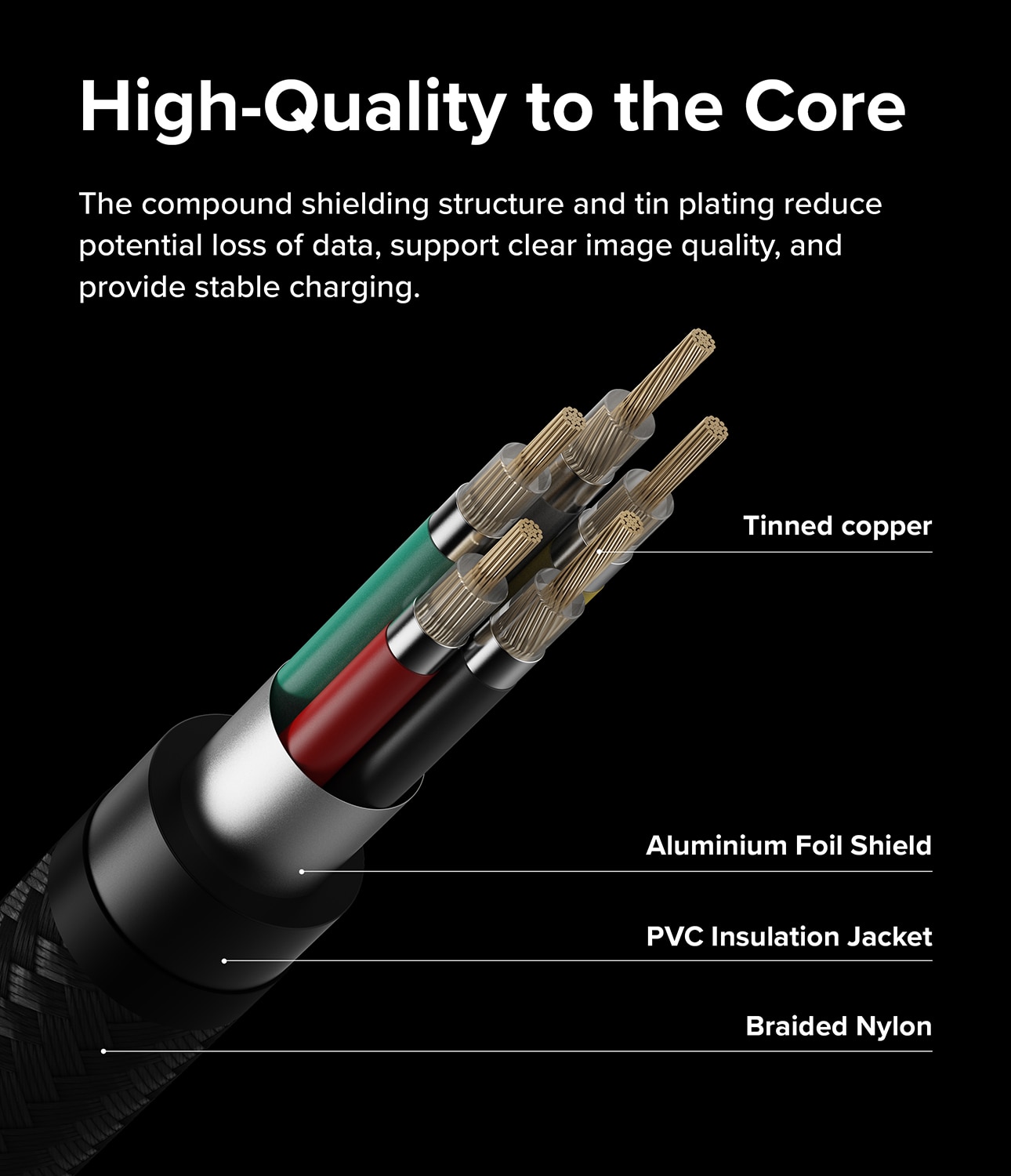 Fast Charging Basic Cavo USB-C -> USB-C 1m, nero