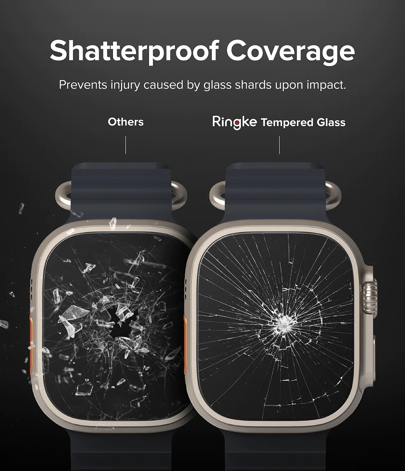 Screen Tempered Glass (4 pezzi) Apple Watch Ultra 2 49mm