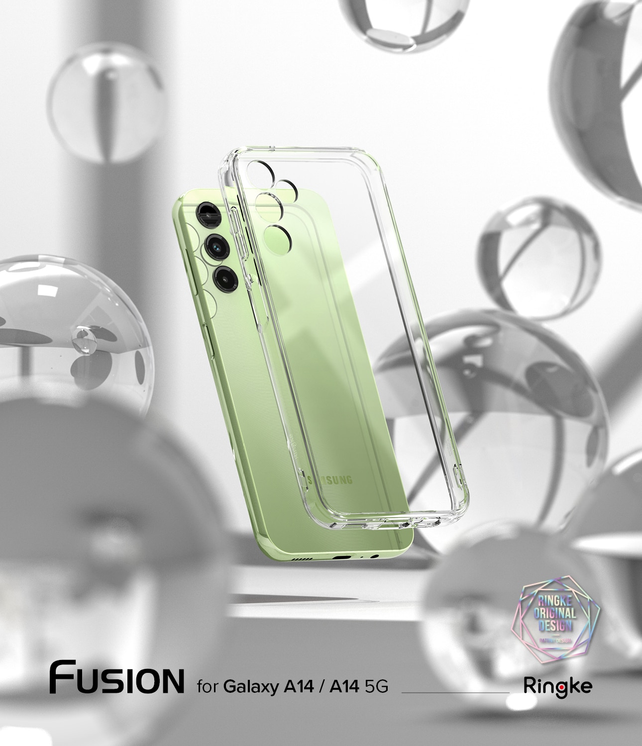 Cover Fusion Samsung Galaxy A14 Clear