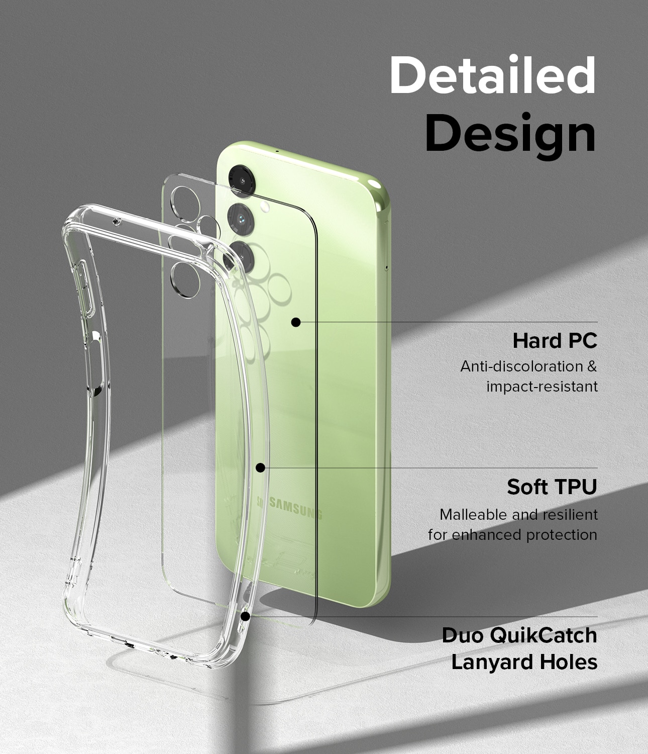 Cover Fusion Samsung Galaxy A14 Clear