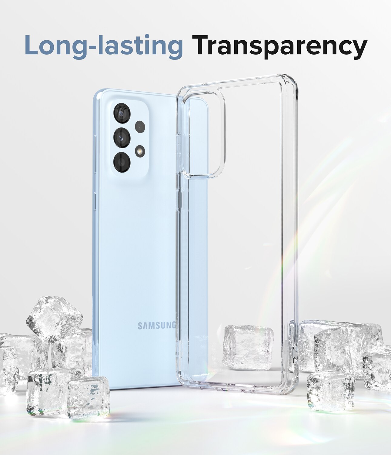 Cover Fusion Samsung Galaxy A53 Trasparente