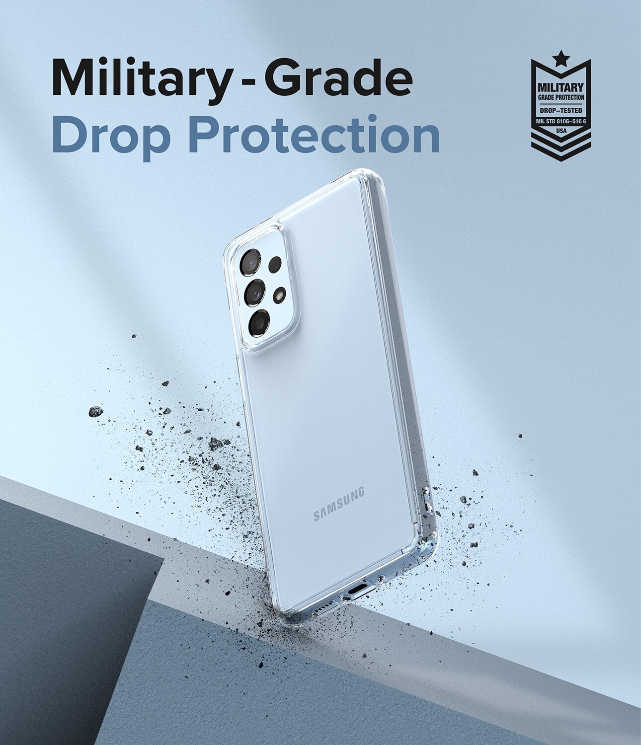 Cover Fusion Samsung Galaxy A53 Trasparente
