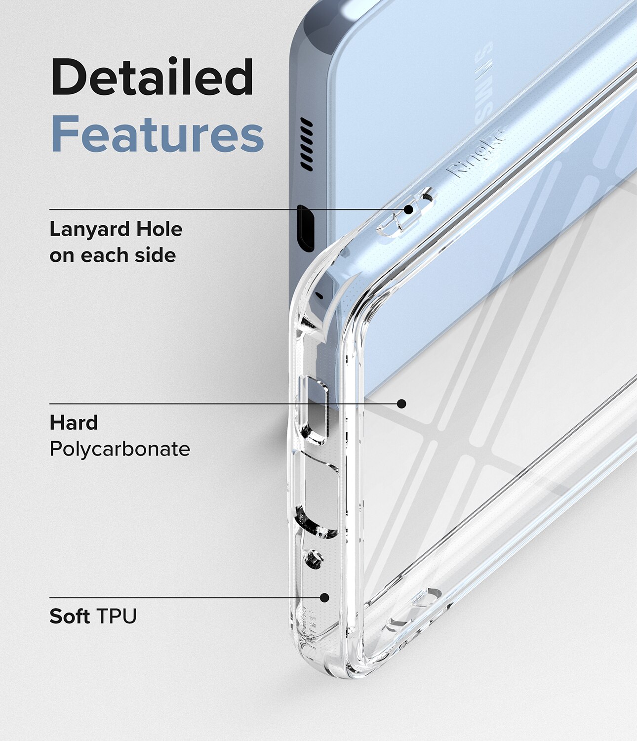 Cover Fusion Samsung Galaxy A53 Trasparente