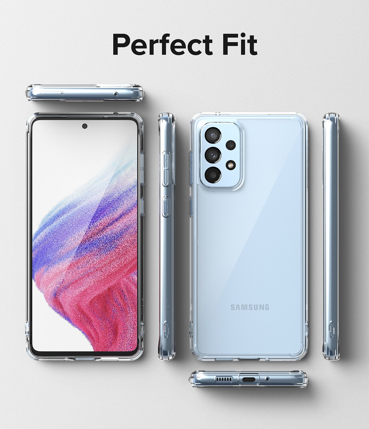 Cover Fusion Samsung Galaxy A53 Trasparente