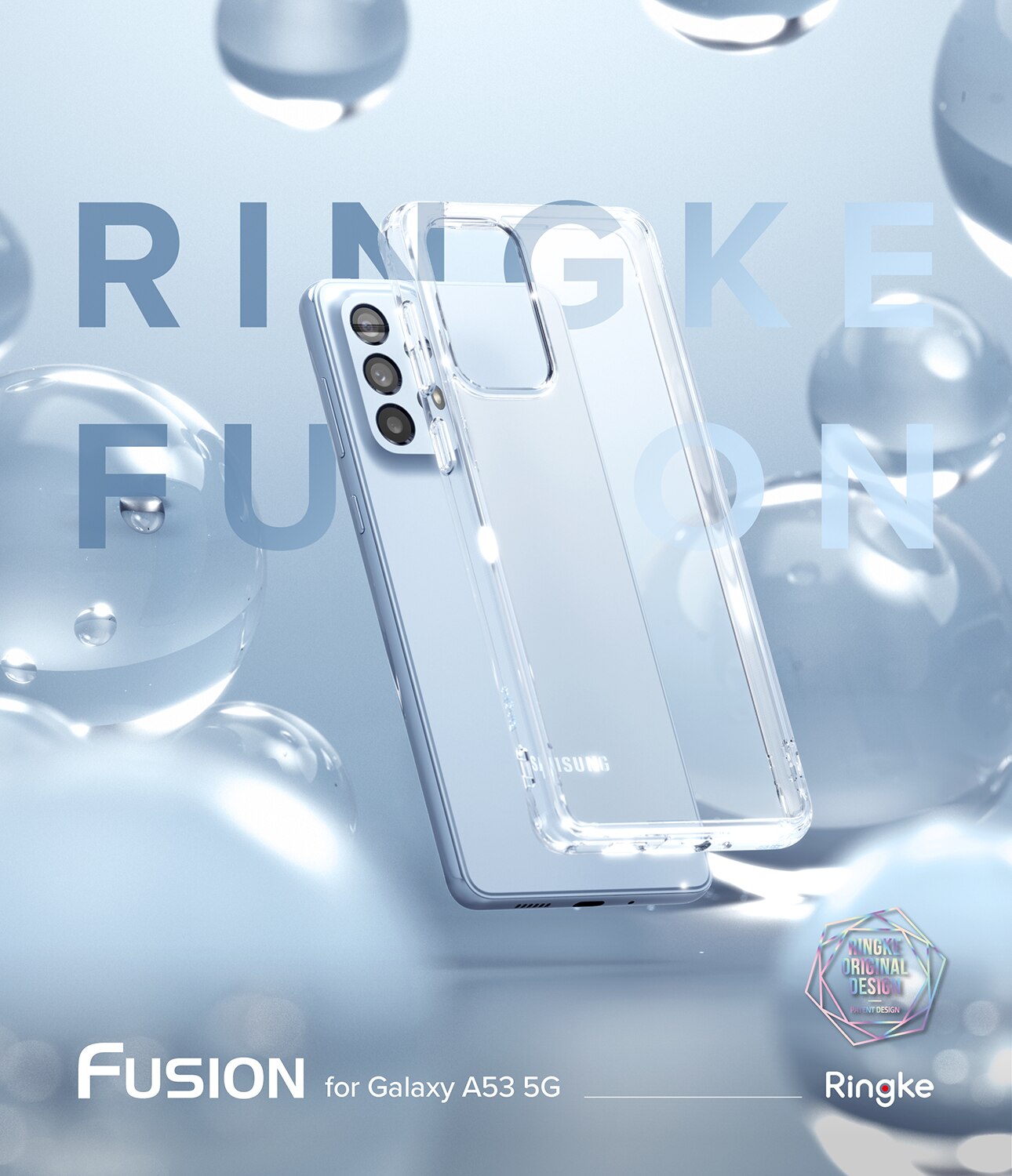 Cover Fusion Samsung Galaxy A53 Trasparente