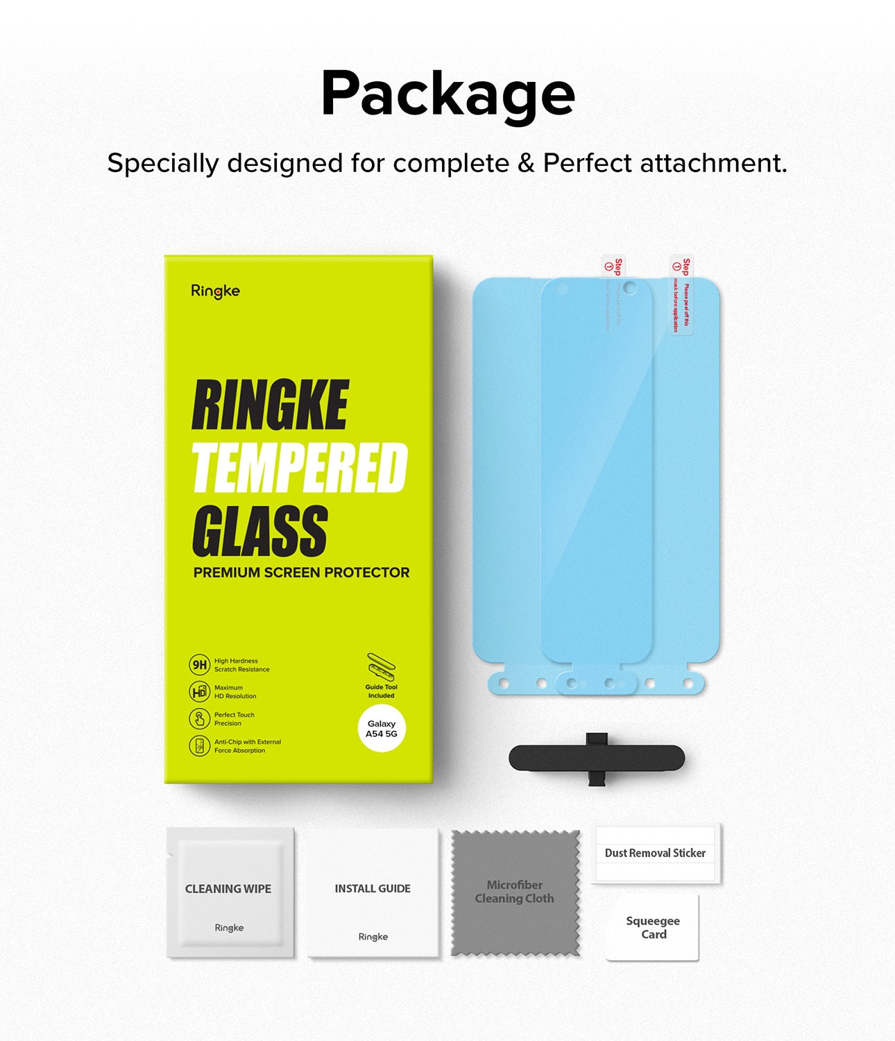 Screen Protector Glass Samsung Galaxy A54 (2 pezzi)