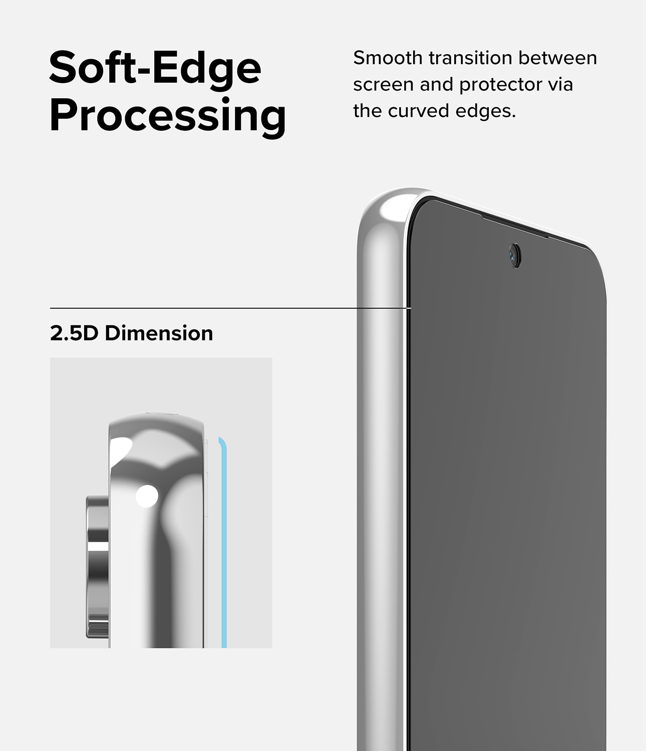 Screen Protector Glass Samsung Galaxy A54 (2 pezzi)