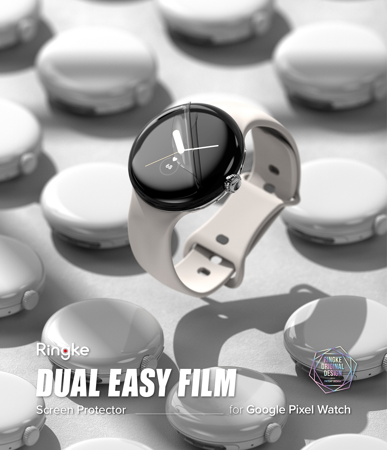 Dual Easy Screen Protector (3 pezzi) Google Pixel Watch 2