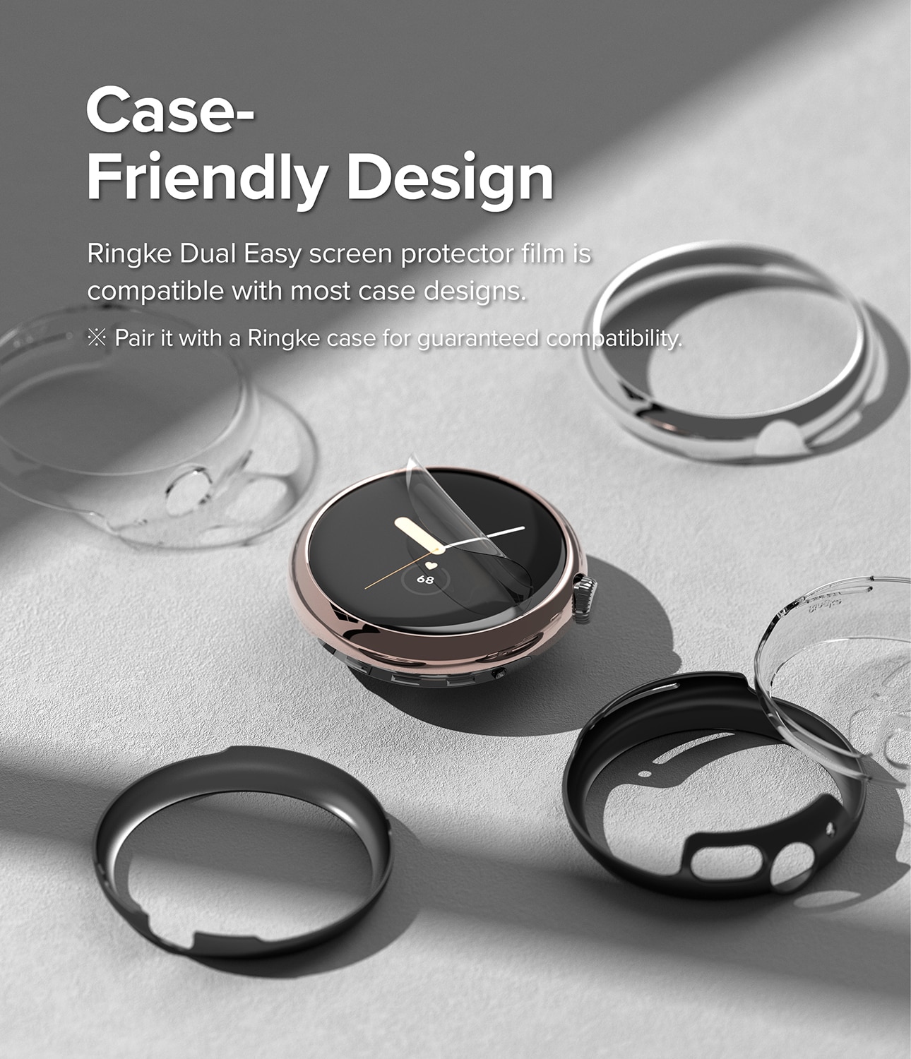 Dual Easy Screen Protector (3 pezzi) Google Pixel Watch 2