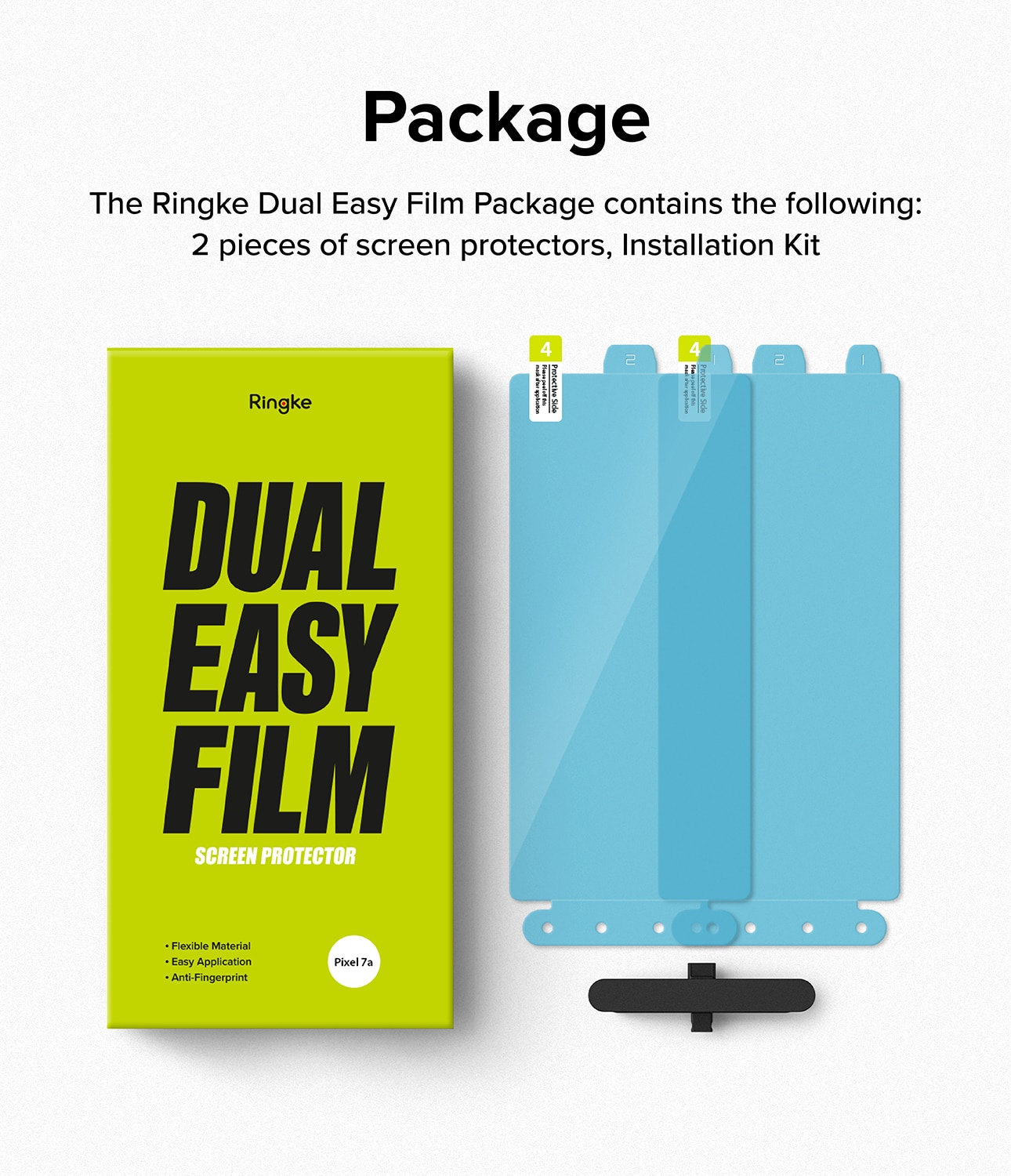 Dual Easy Screen Protector (2 pezzi) Google Pixel 7a