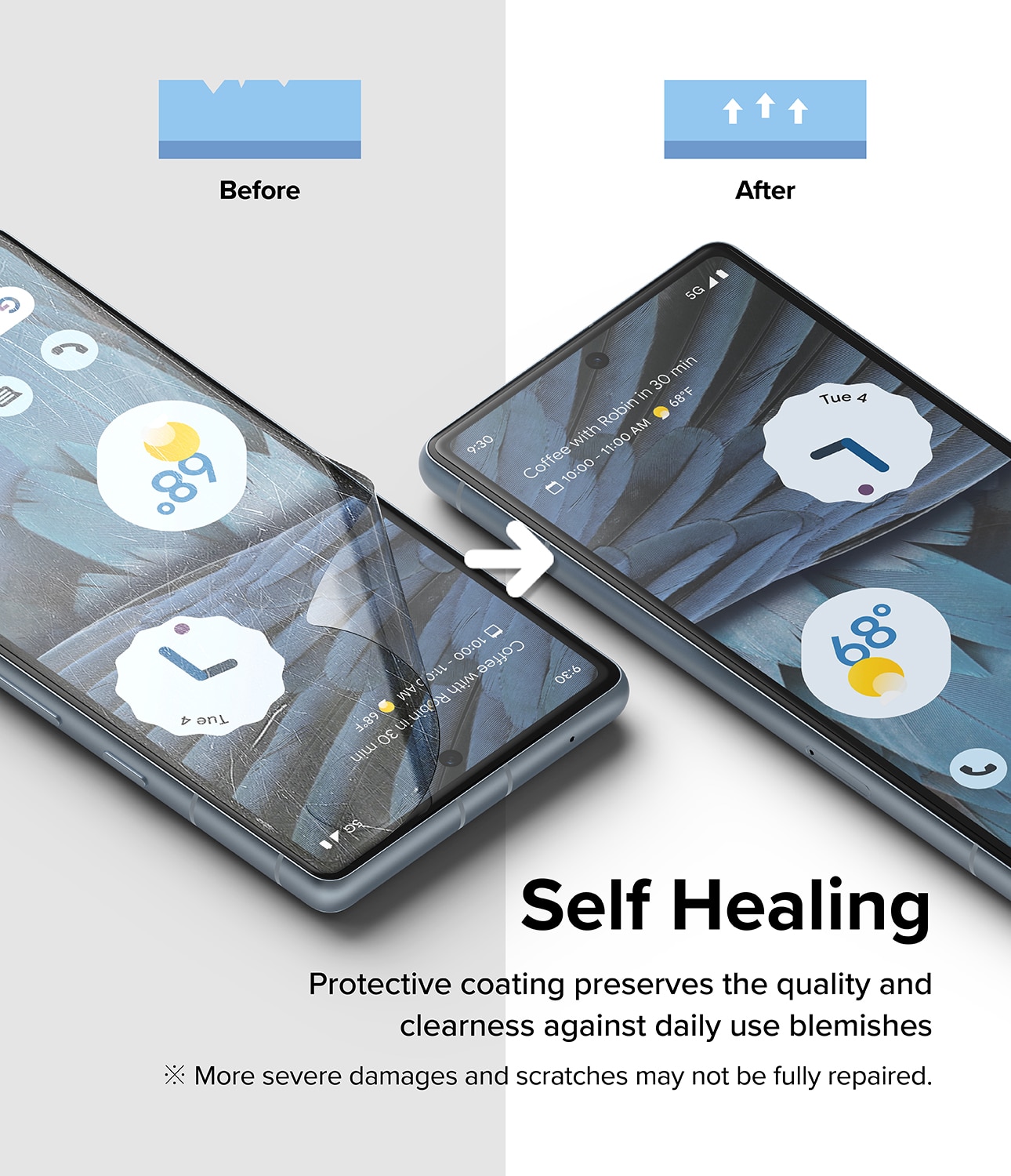 Dual Easy Screen Protector (2 pezzi) Google Pixel 7a