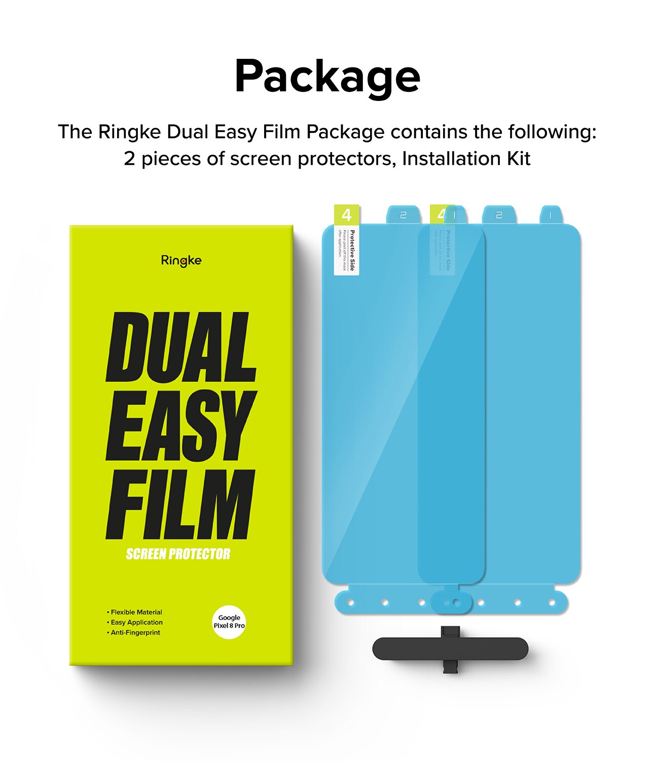 Dual Easy Screen Protector (2 pezzi) Google Pixel 8 Pro