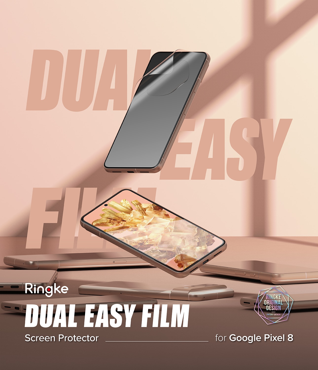 Dual Easy Screen Protector (2 pezzi) Google Pixel 8