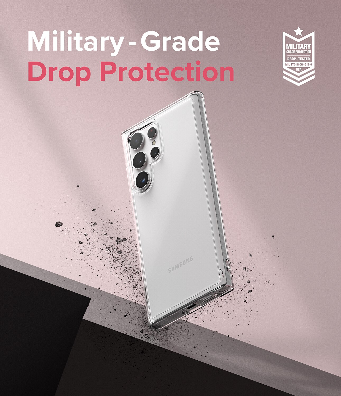 Cover Fusion Samsung Galaxy S22 Ultra Trasparente
