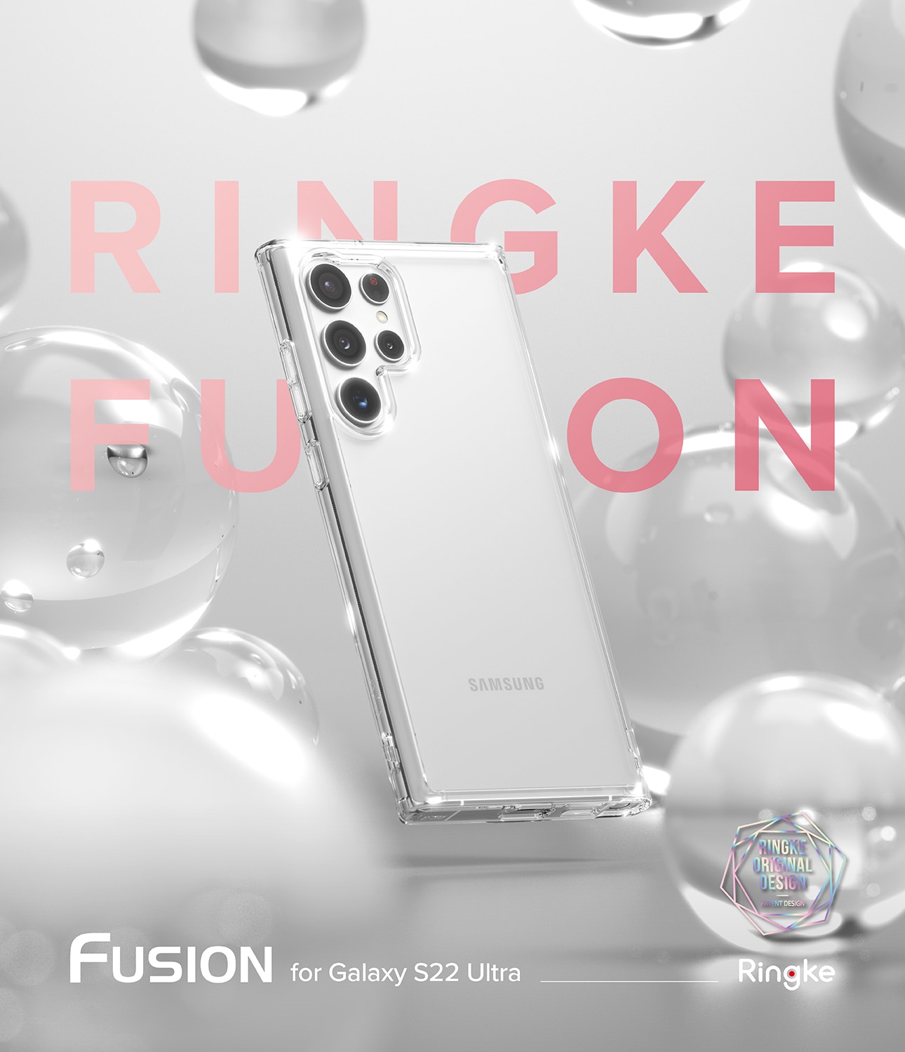 Cover Fusion Samsung Galaxy S22 Ultra Trasparente