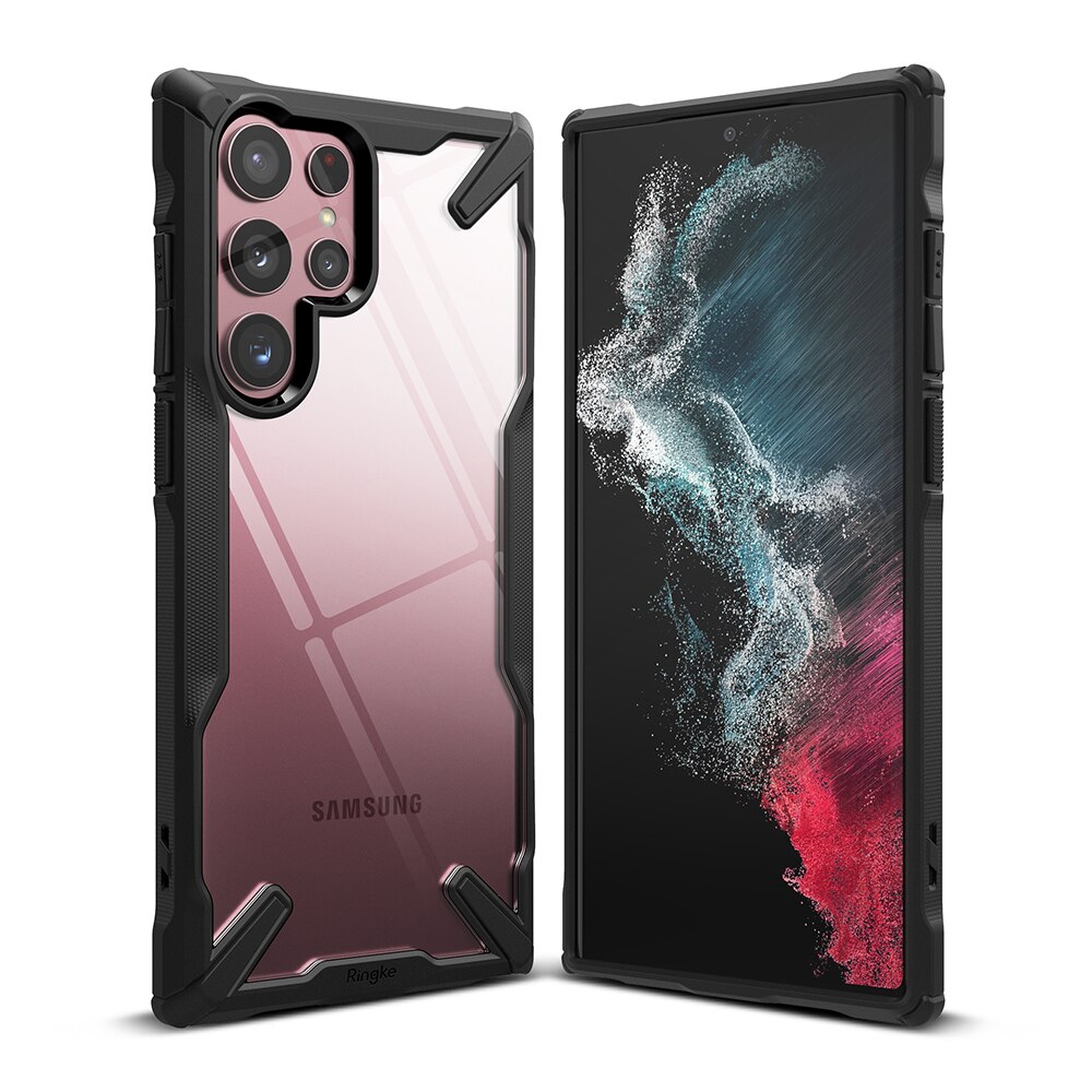 Cover Fusion X Samsung Galaxy S22 Ultra Nero