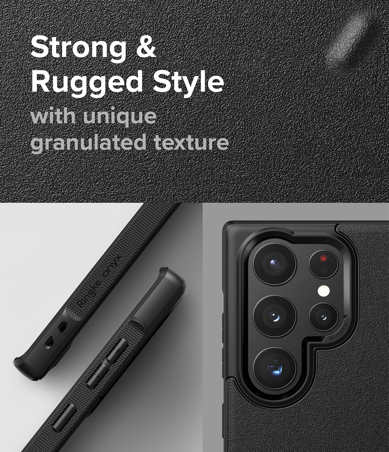 Cover Onyx Samsung Galaxy S22 Ultra Nero
