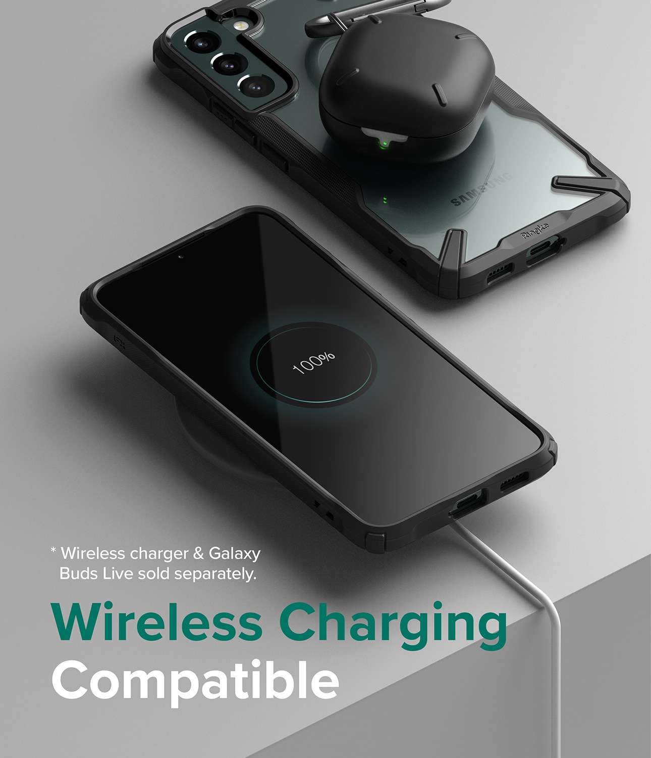 Cover Fusion X Samsung Galaxy S22 Plus Nero