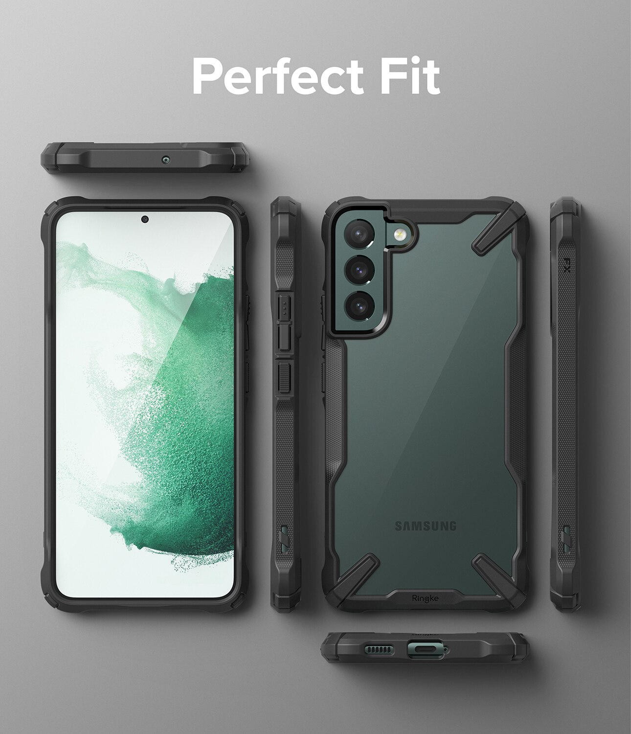 Cover Fusion X Samsung Galaxy S22 Plus Nero