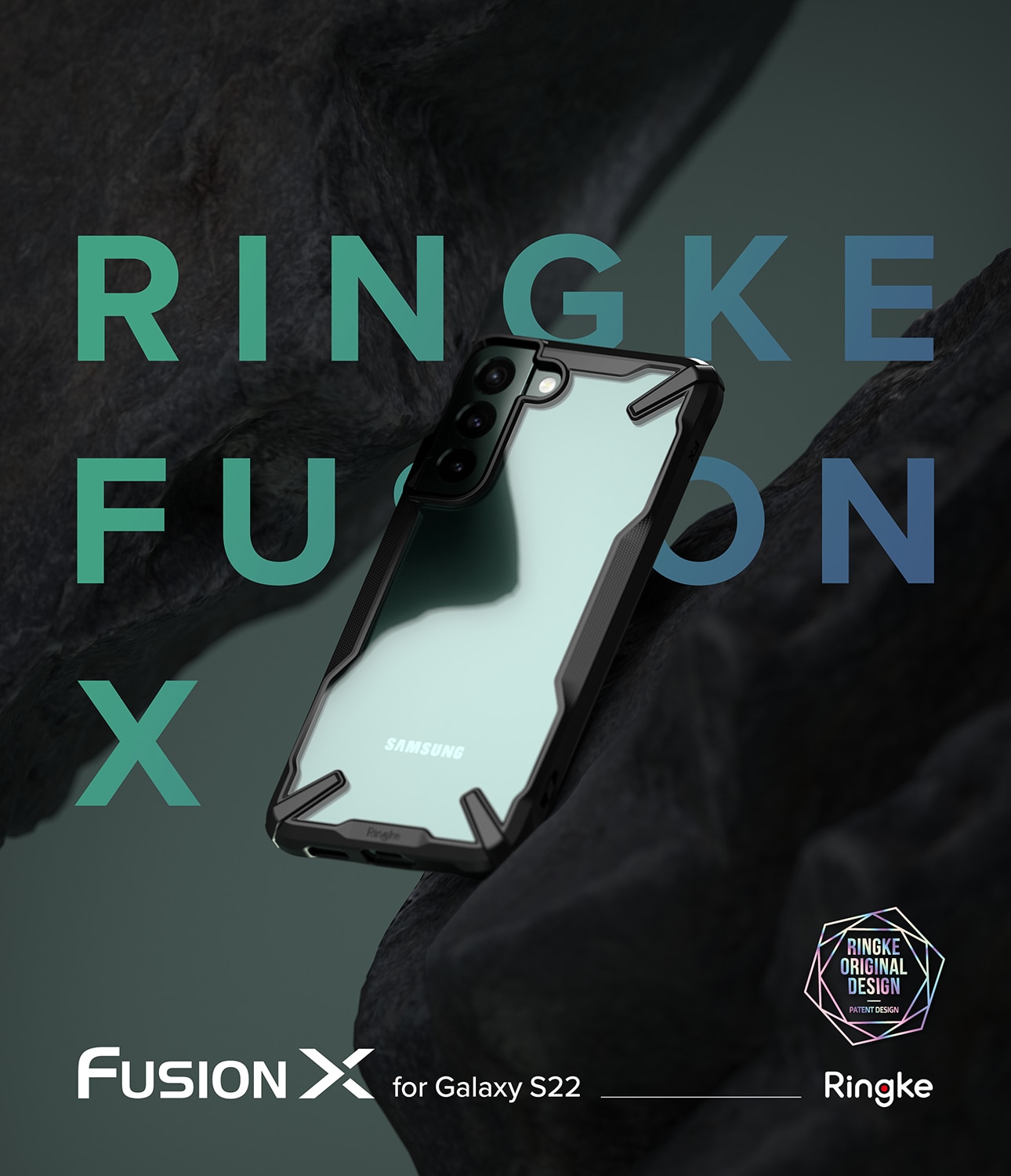 Cover Fusion X Samsung Galaxy S22 Plus Nero