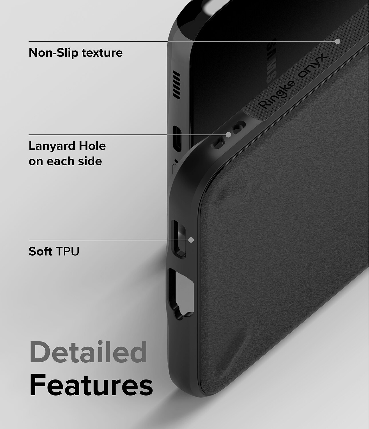 Cover Onyx Samsung Galaxy S22 Nero