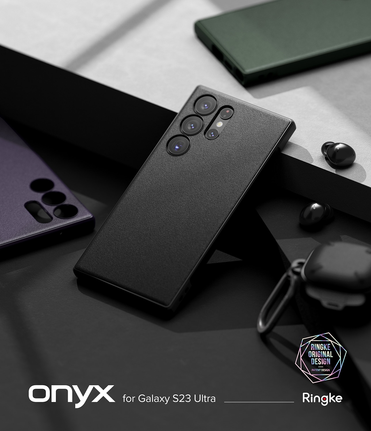 Cover Onyx Samsung Galaxy S23 Ultra nero